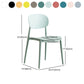 Contemporary Stackable Chairs Open Back Kitchen Armless Chairs with Plastic Legs Clearhalo 'Dining Chairs' 'Dining Tables & Seating' 'dining_chair' 'furn' 'furn_dining_chair' 'Furniture' 'furniture_dining_chair' 'Kitchen & Dining Furniture' 4781682