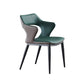 Contemporary Dining Chair Kitchen Open Back Arm Side Chair with Metal Legs Green 1 Piece Clearhalo 'Dining Chairs' 'Dining Tables & Seating' 'dining_chair' 'furn' 'furn_dining_chair' 'Furniture' 'furniture_dining_chair' 'Kitchen & Dining Furniture' 4781695