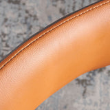 Contemporary Dining Chair Kitchen Open Back Arm Side Chair with Metal Legs Clearhalo 'Dining Chairs' 'Dining Tables & Seating' 'dining_chair' 'furn' 'furn_dining_chair' 'Furniture' 'furniture_dining_chair' 'Kitchen & Dining Furniture' 4781697