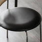 Industrial Style Open Back Side Armless Chairs Leather Dining Side Chairs Clearhalo 'Dining Chairs' 'Dining Tables & Seating' 'dining_chair' 'furn' 'furn_dining_chair' 'Furniture' 'furniture_dining_chair' 'Kitchen & Dining Furniture' 4781723