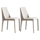 Contemporary Style Dining Chairs Armless Side Chair with Metal Legs Light Gray 2 Piece Set Clearhalo 'Dining Chairs' 'Dining Tables & Seating' 'dining_chair' 'furn' 'furn_dining_chair' 'Furniture' 'furniture_dining_chair' 'Kitchen & Dining Furniture' 4781755