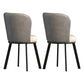 Metal Scandinavian Kitchen Dining Side Chair Solid Back Dining Chair Grey 2 Piece Set Black Clearhalo 'Dining Chairs' 'Dining Tables & Seating' 'dining_chair' 'furn' 'furn_dining_chair' 'Furniture' 'furniture_dining_chair' 'Kitchen & Dining Furniture' 4781772