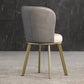 Metal Scandinavian Kitchen Dining Side Chair Solid Back Dining Chair Grey 1 Piece Brass Gold Clearhalo 'Dining Chairs' 'Dining Tables & Seating' 'dining_chair' 'furn' 'furn_dining_chair' 'Furniture' 'furniture_dining_chair' 'Kitchen & Dining Furniture' 4781794