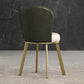 Metal Scandinavian Kitchen Dining Side Chair Solid Back Dining Chair Green 1 Piece Brass Gold Clearhalo 'Dining Chairs' 'Dining Tables & Seating' 'dining_chair' 'furn' 'furn_dining_chair' 'Furniture' 'furniture_dining_chair' 'Kitchen & Dining Furniture' 4781800