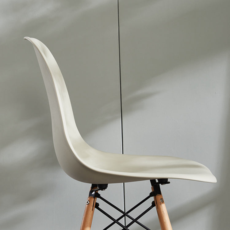 Contemporary Style Dining Chairs Armless Side Chair with Wooden Legs Clearhalo 'Dining Chairs' 'Dining Tables & Seating' 'dining_chair' 'Furniture' 'furniture_dining_chair' 'Kitchen & Dining Furniture' 4781842