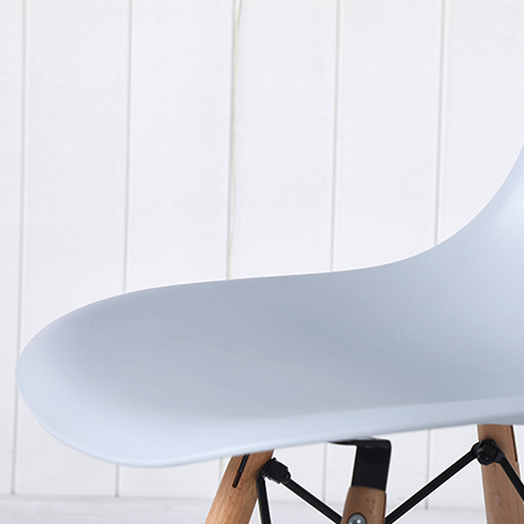 Contemporary Style Dining Chair Armless Side Chair with Wooden Legs Clearhalo 'Dining Chairs' 'Dining Tables & Seating' 'dining_chair' 'Furniture' 'furniture_dining_chair' 'Kitchen & Dining Furniture' 4781877