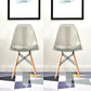 Scandinavian Plastic Dining Room Side Chair Solid Back Chair with Wood Legs Grey Set of 2 Clearhalo 'Dining Chairs' 'Dining Tables & Seating' 'dining_chair' 'Furniture' 'furniture_dining_chair' 'Kitchen & Dining Furniture' 4781909