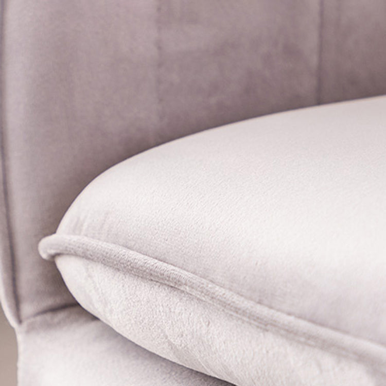 Nordic Glam Style Dining Chair Arm Side Chair with Metal Legs Clearhalo 'Dining Chairs' 'Dining Tables & Seating' 'dining_chair' 'Furniture' 'furniture_dining_chair' 'Kitchen & Dining Furniture' 4781945