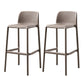 Modern Bar-stool Plastic Counter Bar Stool for Kitchen Bar with Plastic Legs Sand 2 Piece Set Bar Stool(30"H) Clearhalo 'Bar Furniture' 'Bar Stools' 'bar_stools' 'furn' 'furn_bar_stools' 'Furniture' 'furniture_bar_stools' 'Kitchen & Dining Furniture' 4782094