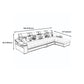 106.3"D x 57"W x 35.43"H Sloped Arm Sectionals, Modern High Back Sofa with Storage Clearhalo 'furn' 'furn_sectionals' 'Furniture' 'furniture_sectionals' 'kitchen' 'kitchen_sectionals' 'Living Room Furniture' 'Sectionals' 4785180