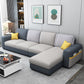 110.24"D x 59.1"W x 37.4"H Pillow Top Arm Sectionals, Modern High Back Sofa with Storage Clearhalo 'furn' 'furn_sectionals' 'Furniture' 'furniture_sectionals' 'kitchen' 'kitchen_sectionals' 'Living Room Furniture' 'Sectionals' 4785181