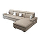 125.98"D x 70.87"W x 35.43"H Pillow Top Arm Sectionals, Modern High Back Sofa with Storage Beige Cotton Blend Clearhalo 'furn' 'furn_sectionals' 'Furniture' 'furniture_sectionals' 'kitchen' 'kitchen_sectionals' 'Living Room Furniture' 'Sectionals' 4785255