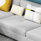 Storage Sectional Sofa Set Square Arm Silver Sectional Sofa with Chaise Clearhalo 'Furniture' 'furniture_sectionals' 'kitchen' 'kitchen_sectionals' 'Living Room Furniture' 'Sectionals' 4785284