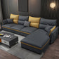 Modern Pillow Top Arm Sectional with Removable Cushions for Living Room 138"L x 67"W x 35"H Latex Clearhalo 'furn' 'furn_sectionals' 'Furniture' 'furniture_sectionals' 'kitchen' 'kitchen_sectionals' 'Living Room Furniture' 'Sectionals' 4785302