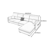 Modern Pillow Top Arm Sectional with Removable Cushions for Living Room Clearhalo 'furn' 'furn_sectionals' 'Furniture' 'furniture_sectionals' 'kitchen' 'kitchen_sectionals' 'Living Room Furniture' 'Sectionals' 4785313
