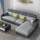 Contemporary High Back Sectionals 29.53" Square Arm Sofa with Storage Dark Grey Light Grey Clearhalo 'furn' 'furn_sectionals' 'Furniture' 'furniture_sectionals' 'kitchen' 'kitchen_sectionals' 'Living Room Furniture' 'Sectionals' 4785316