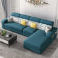 Contemporary High Back Sectionals 29.53" Square Arm Sofa with Storage Blue Clearhalo 'furn' 'furn_sectionals' 'Furniture' 'furniture_sectionals' 'kitchen' 'kitchen_sectionals' 'Living Room Furniture' 'Sectionals' 4785320