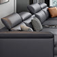 Dark Gray Modern Pillow Top Arm Sectional with Removable Cushions for Living Room Clearhalo 'furn' 'furn_sectionals' 'Furniture' 'furniture_sectionals' 'kitchen' 'kitchen_sectionals' 'Living Room Furniture' 'Sectionals' 4785338