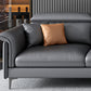 Dark Gray Modern Pillow Top Arm Sectional with Removable Cushions for Living Room Clearhalo 'furn' 'furn_sectionals' 'Furniture' 'furniture_sectionals' 'kitchen' 'kitchen_sectionals' 'Living Room Furniture' 'Sectionals' 4785341