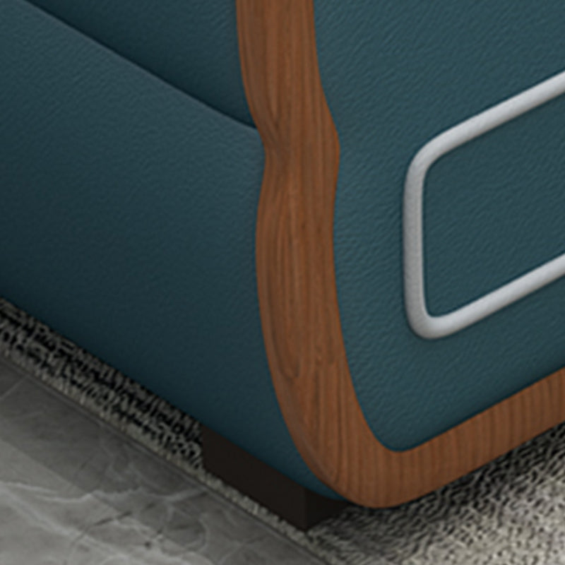 Pillow Top Arm 158.26" D x 70.86" W x 31.49" H Sectionals with Adjustable Bolster Pillows Clearhalo 'furn' 'furn_sectionals' 'Furniture' 'furniture_sectionals' 'kitchen' 'kitchen_sectionals' 'Living Room Furniture' 'Sectionals' 4785361