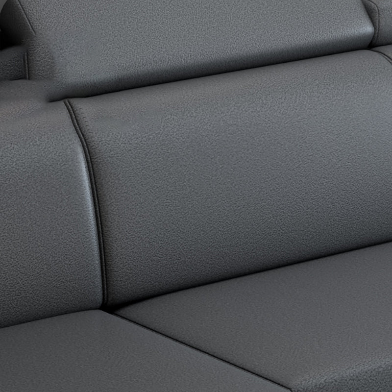 Contemporary High Back Sectionals 39.37" 4-Seater Fabric Square Arm Sofa Clearhalo 'furn' 'furn_sectionals' 'Furniture' 'furniture_sectionals' 'kitchen' 'kitchen_sectionals' 'Living Room Furniture' 'Sectionals' 4785498