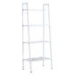 3/4-Shelf Contemporary Vertical Ladder Bookshelf steel Open Bookshelf for Home 23.6"L x 13.8"W x 58.3"H White Clearhalo 'Bookcases' 'furn' 'furn_bookcases' 'Furniture' 'furniture_bookcases' 'kitchen' 'kitchen_bookcases' 'Living Room Furniture' 'Office Furniture' 4789036