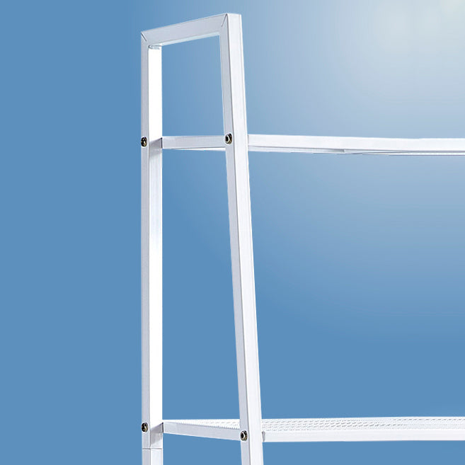 3/4-Shelf Contemporary Vertical Ladder Bookshelf steel Open Bookshelf for Home Clearhalo 'Bookcases' 'furn' 'furn_bookcases' 'Furniture' 'furniture_bookcases' 'kitchen' 'kitchen_bookcases' 'Living Room Furniture' 'Office Furniture' 4789044