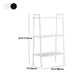 3/4-Shelf Contemporary Vertical Ladder Bookshelf steel Open Bookshelf for Home Clearhalo 'Bookcases' 'furn' 'furn_bookcases' 'Furniture' 'furniture_bookcases' 'kitchen' 'kitchen_bookcases' 'Living Room Furniture' 'Office Furniture' 4789054