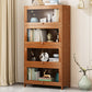Brown Modern Standard Bookcase Manufactured Wood Bookcase with Door for Home Clearhalo 'Bookcases' 'furn' 'furn_bookcases' 'Furniture' 'furniture_bookcases' 'kitchen' 'kitchen_bookcases' 'Living Room Furniture' 'Office Furniture' 4789057