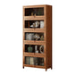 Brown Modern Standard Bookcase Manufactured Wood Bookcase with Door for Home Clearhalo 'Bookcases' 'furn' 'furn_bookcases' 'Furniture' 'furniture_bookcases' 'kitchen' 'kitchen_bookcases' 'Living Room Furniture' 'Office Furniture' 4789066
