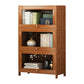 Brown Modern Standard Bookcase Manufactured Wood Bookcase with Door for Home 27.6"L x 13"W x 41.7"H Clearhalo 'Bookcases' 'furn' 'furn_bookcases' 'Furniture' 'furniture_bookcases' 'kitchen' 'kitchen_bookcases' 'Living Room Furniture' 'Office Furniture' 4789071