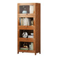 Brown Modern Standard Bookcase Manufactured Wood Bookcase with Door for Home 23.6"L x 13"W x 54.7"H Clearhalo 'Bookcases' 'furn' 'furn_bookcases' 'Furniture' 'furniture_bookcases' 'kitchen' 'kitchen_bookcases' 'Living Room Furniture' 'Office Furniture' 4789075