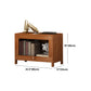 Brown Modern Standard Bookcase Manufactured Wood Bookcase with Door for Home Clearhalo 'Bookcases' 'furn' 'furn_bookcases' 'Furniture' 'furniture_bookcases' 'kitchen' 'kitchen_bookcases' 'Living Room Furniture' 'Office Furniture' 4789081