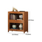 Brown Modern Standard Bookcase Manufactured Wood Bookcase with Door for Home Clearhalo 'Bookcases' 'furn' 'furn_bookcases' 'Furniture' 'furniture_bookcases' 'kitchen' 'kitchen_bookcases' 'Living Room Furniture' 'Office Furniture' 4789085