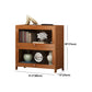Brown Modern Standard Bookcase Manufactured Wood Bookcase with Door for Home Clearhalo 'Bookcases' 'furn' 'furn_bookcases' 'Furniture' 'furniture_bookcases' 'kitchen' 'kitchen_bookcases' 'Living Room Furniture' 'Office Furniture' 4789086