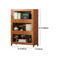 Brown Modern Standard Bookcase Manufactured Wood Bookcase with Door for Home Clearhalo 'Bookcases' 'furn' 'furn_bookcases' 'Furniture' 'furniture_bookcases' 'kitchen' 'kitchen_bookcases' 'Living Room Furniture' 'Office Furniture' 4789089