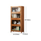 Brown Modern Standard Bookcase Manufactured Wood Bookcase with Door for Home Clearhalo 'Bookcases' 'furn' 'furn_bookcases' 'Furniture' 'furniture_bookcases' 'kitchen' 'kitchen_bookcases' 'Living Room Furniture' 'Office Furniture' 4789091