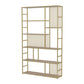 Manufactured Wood Shelf Etagere Bookshelf Modern Iron Frame Bookshelf for Office Clearhalo 'Bookcases' 'furn' 'furn_bookcases' 'Furniture' 'furniture_bookcases' 'kitchen' 'kitchen_bookcases' 'Living Room Furniture' 'Office Furniture' 4789104
