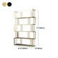Modern Vertical Etagere Bookshelf Manufactured Wood Shelf Iron Frame Bookshelf Clearhalo 'Bookcases' 'furn' 'furn_bookcases' 'Furniture' 'furniture_bookcases' 'kitchen' 'kitchen_bookcases' 'Living Room Furniture' 'Office Furniture' 4789156