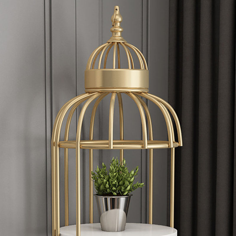 Glam Vertical Standard Bookshelf Iron Frame Manufactured Wood Shelf Bookshelf Clearhalo 'Bookcases' 'furn' 'furn_bookcases' 'Furniture' 'furniture_bookcases' 'kitchen' 'kitchen_bookcases' 'Living Room Furniture' 'Office Furniture' 4789207