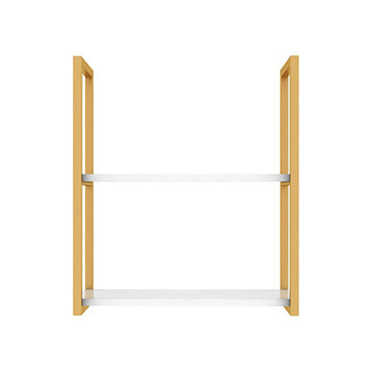 10.63"W Bookshelf Glam Style Wall Mounted Bookcase for Home Office Study Room Clearhalo 'Bookcases' 'furn' 'furn_bookcases' 'Furniture' 'furniture_bookcases' 'kitchen' 'kitchen_bookcases' 'Living Room Furniture' 'Office Furniture' 4789222