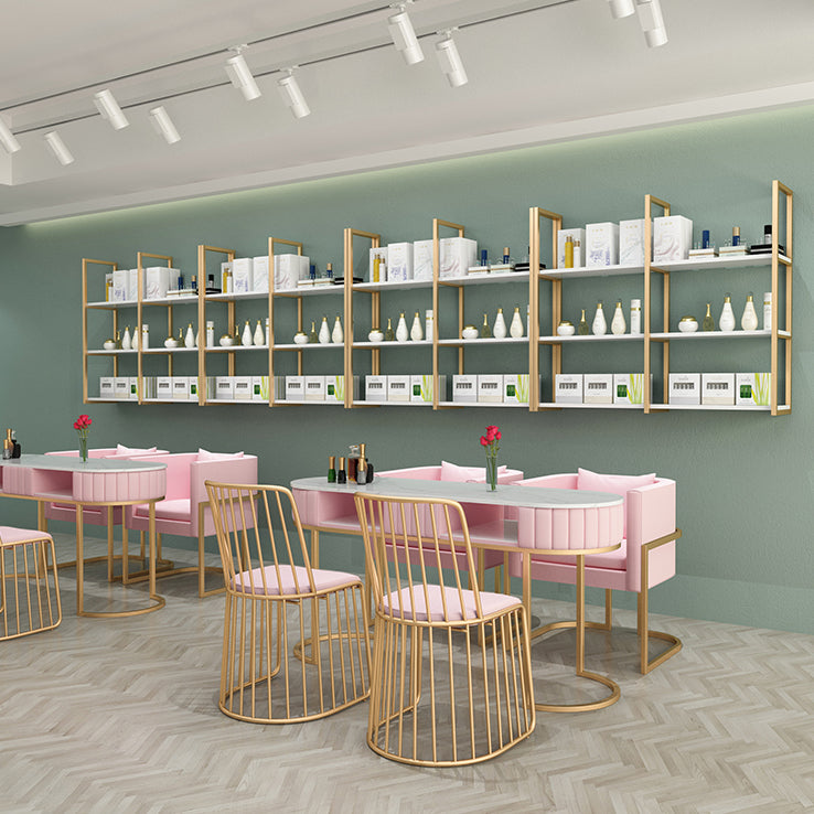 10.63"W Bookshelf Glam Style Wall Mounted Bookcase for Home Office Study Room Clearhalo 'Bookcases' 'furn' 'furn_bookcases' 'Furniture' 'furniture_bookcases' 'kitchen' 'kitchen_bookcases' 'Living Room Furniture' 'Office Furniture' 4789225