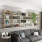 10.63"W Bookshelf Glam Style Wall Mounted Bookcase for Home Office Study Room Clearhalo 'Bookcases' 'furn' 'furn_bookcases' 'Furniture' 'furniture_bookcases' 'kitchen' 'kitchen_bookcases' 'Living Room Furniture' 'Office Furniture' 4789228