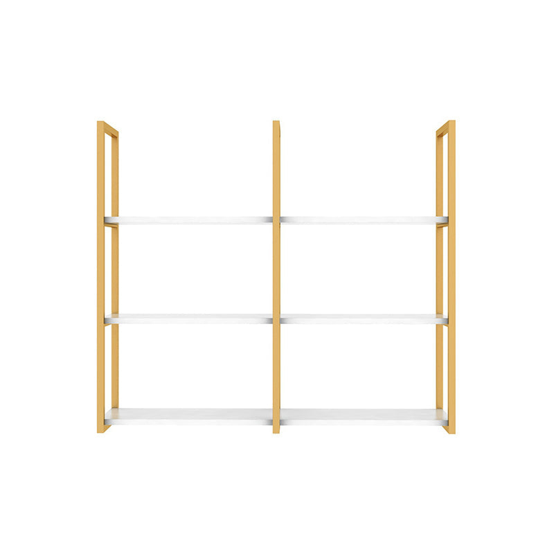 10.63"W Bookshelf Glam Style Wall Mounted Bookcase for Home Office Study Room Clearhalo 'Bookcases' 'furn' 'furn_bookcases' 'Furniture' 'furniture_bookcases' 'kitchen' 'kitchen_bookcases' 'Living Room Furniture' 'Office Furniture' 4789229