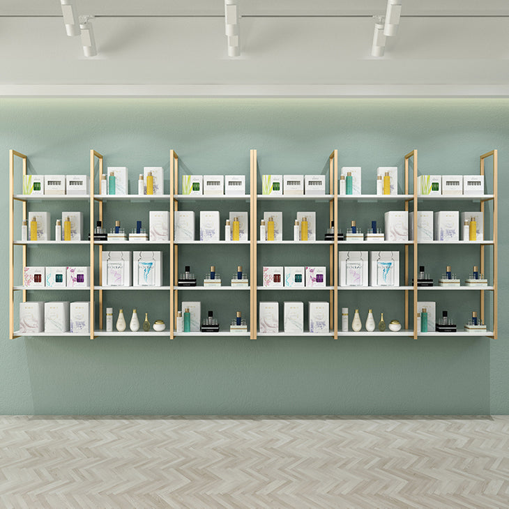 10.63"W Bookshelf Glam Style Wall Mounted Bookcase for Home Office Study Room Clearhalo 'Bookcases' 'furn' 'furn_bookcases' 'Furniture' 'furniture_bookcases' 'kitchen' 'kitchen_bookcases' 'Living Room Furniture' 'Office Furniture' 4789240