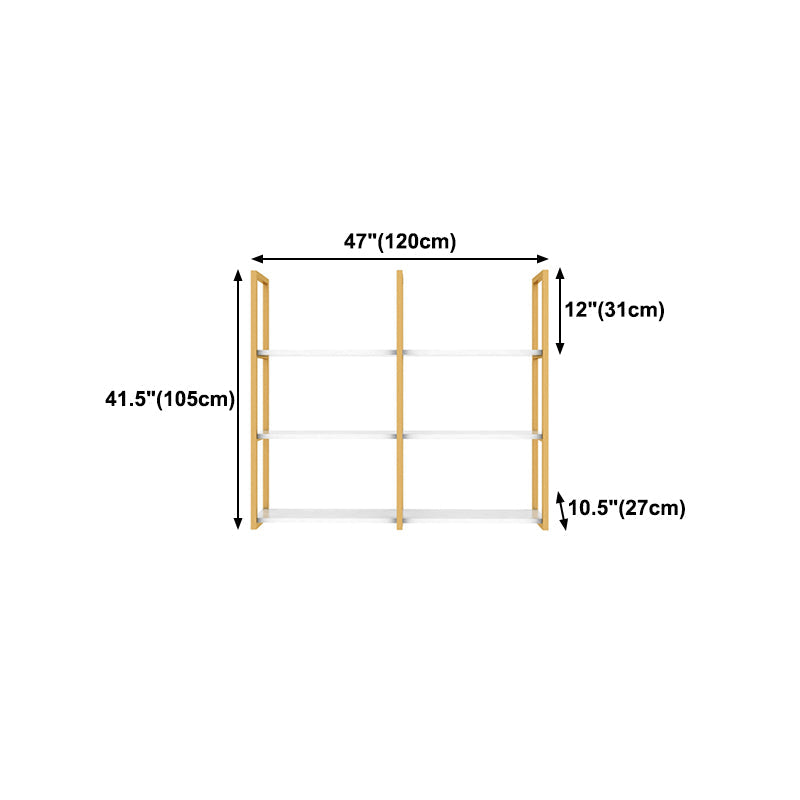 10.63"W Bookshelf Glam Style Wall Mounted Bookcase for Home Office Study Room Clearhalo 'Bookcases' 'furn' 'furn_bookcases' 'Furniture' 'furniture_bookcases' 'kitchen' 'kitchen_bookcases' 'Living Room Furniture' 'Office Furniture' 4789250