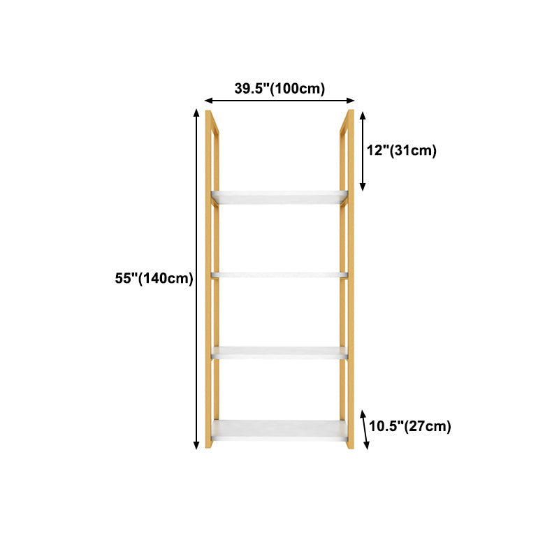 10.63"W Bookshelf Glam Style Wall Mounted Bookcase for Home Office Study Room Clearhalo 'Bookcases' 'furn' 'furn_bookcases' 'Furniture' 'furniture_bookcases' 'kitchen' 'kitchen_bookcases' 'Living Room Furniture' 'Office Furniture' 4789255