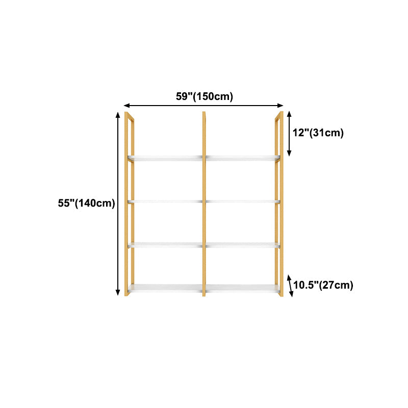 10.63"W Bookshelf Glam Style Wall Mounted Bookcase for Home Office Study Room Clearhalo 'Bookcases' 'furn' 'furn_bookcases' 'Furniture' 'furniture_bookcases' 'kitchen' 'kitchen_bookcases' 'Living Room Furniture' 'Office Furniture' 4789257