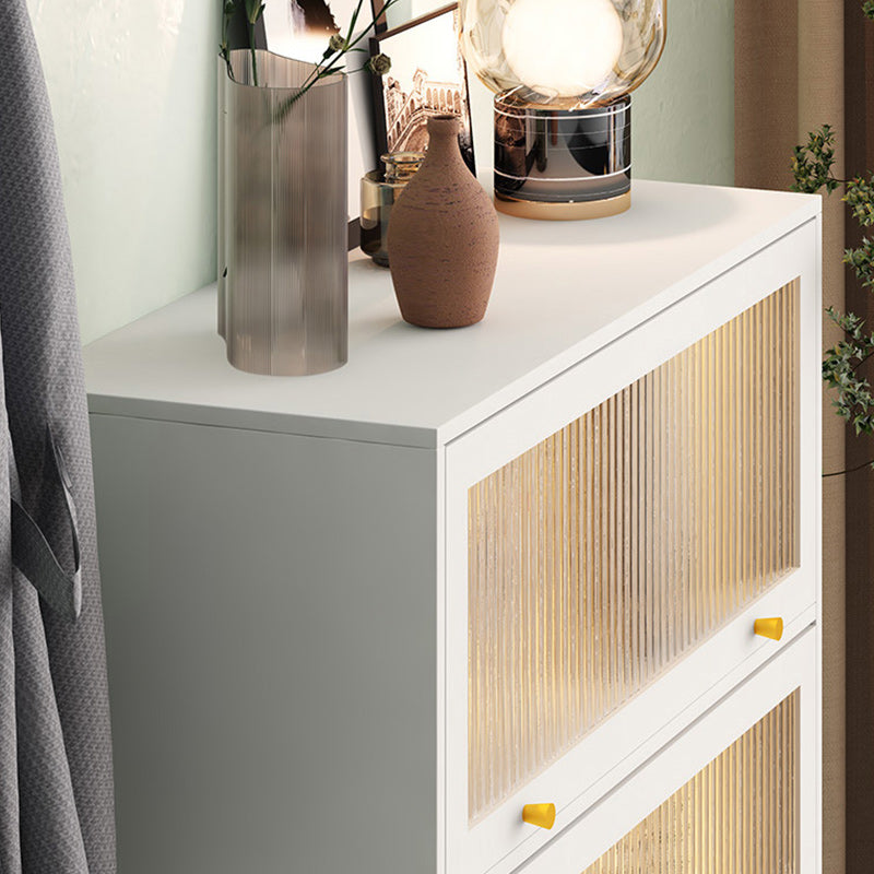 Glam Manufactured Wood Standard Bookcase Vertical Bookcase with Door and Drawers Clearhalo 'Bookcases' 'furn' 'furn_bookcases' 'Furniture' 'furniture_bookcases' 'kitchen' 'kitchen_bookcases' 'Living Room Furniture' 'Office Furniture' 4789304