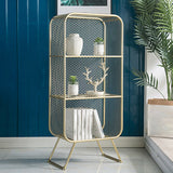 Glam Style Bookshelf Closed Back Bookcase for Home Office and Study Room Clearhalo 'Bookcases' 'furn' 'furn_bookcases' 'Furniture' 'furniture_bookcases' 'kitchen' 'kitchen_bookcases' 'Living Room Furniture' 'Office Furniture' 4789360